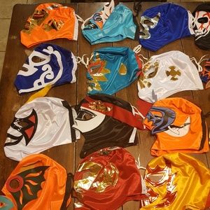 Kids Wrestling Mask Lucha Libre WWE Lot of 20 mask